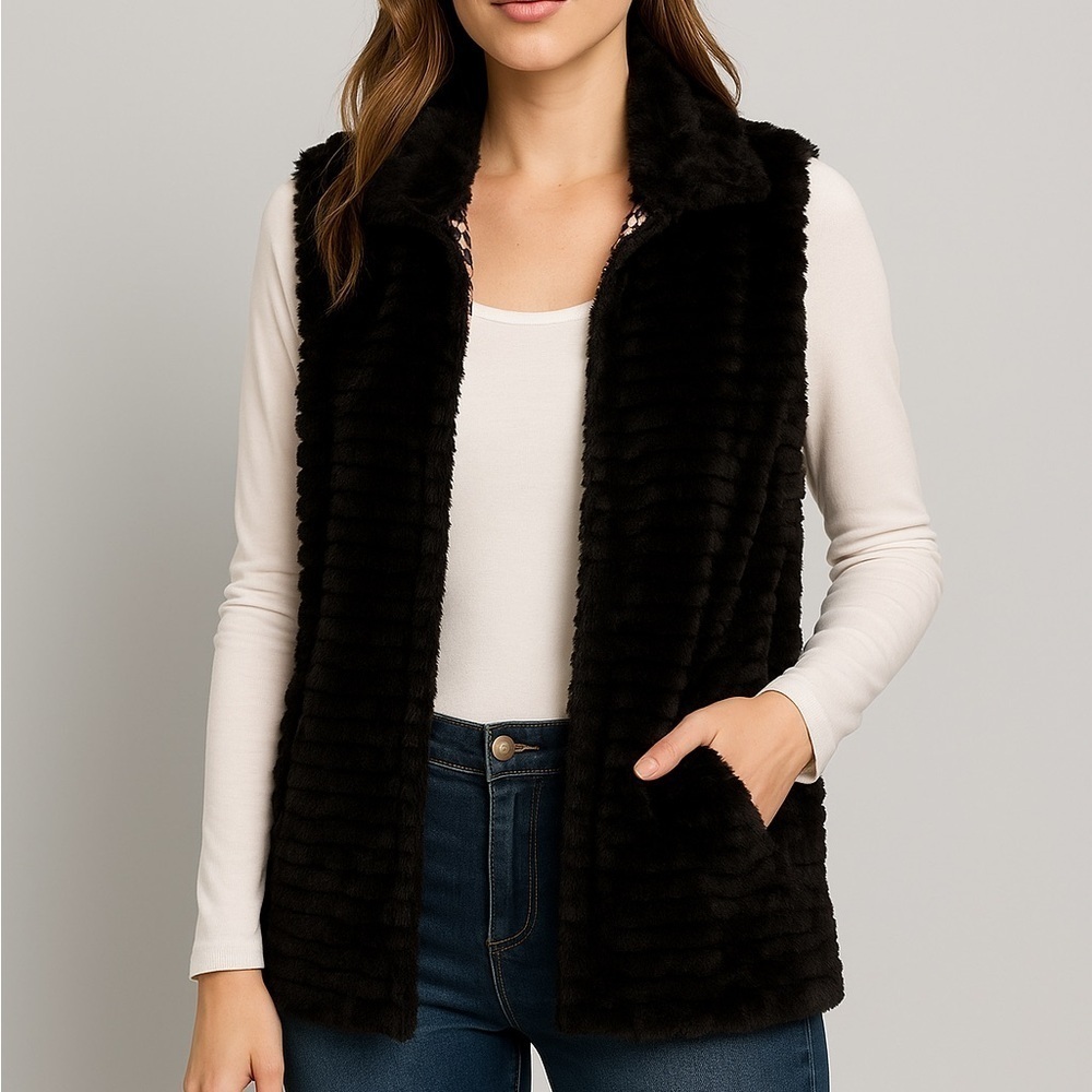NWT Betsey Johnson Faux Black Leopard Lining